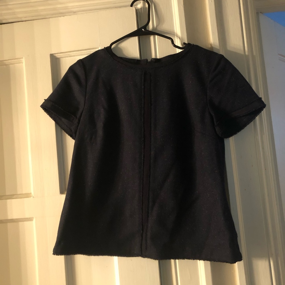 Banana Republic Navy Blue Blouse